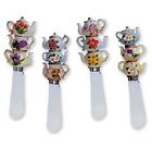 5139 Bigkitchen Teapot Stainless Steel And Hand Painted Resin Spreader Set Of 4 855910513900