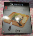 5144916 Farberware Slate Bamboo Serving Board Cheese Knives 045908063139