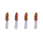 5509 Supreme Housewares Pumpkin Cheese Spreader Set Of 4 Bulk 855910550905