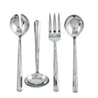79914570312 57031-2 Ginkgo International Ltd Roberto Mirror Finish Hostess Set