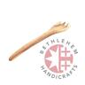608473983525 Undisclosed Wooden Hand Carved Fork