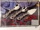 62003 Fork Spoon Spaghetti Server Studio Silversmiths Silverplate 3 Pcs Jumbo Set