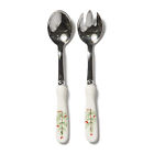 663698404859 Vietri Irresistibly Italian Lastra Holiday Handpainted Salad Server