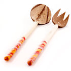 689729756124 Kapruka Lacquer Salad Set Sri Lankan Spoon Fork