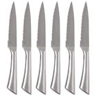 6pc-hollow-handle-stainless-steel-steak Maxam Hollow Handle Stainless Steel Steak Knife Set 841659106589