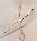 7018 0013 Home Styles New Silverplated Salad Server Thongs Ep Zinc With Pattern 400701800136