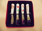 702-03350 Design Inc Holiday Christmas Candy Spreaders Ceramic Handles 732296146642