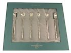 730860364317 Grace Teaware Demitasse Bamboo Design Silver Plate Spoons