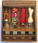 738070310834 Crossroads Dog Themed Cheese Butter Spreaders Puppy Pet