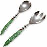 7731055 Julia Knight Inc Holiday Piece Salad Servers Set 814739019741