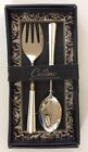 7864603 77899 Cellini Decorative Serving Utensils Metal Elegant Spoon Fork 786460778993