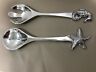 808813068220 Mariposa Seahorse Starfish Salad Serving Fork Spoon Set