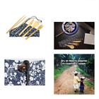 80956 Eco Friendly Flatware Sets Bamboo Utensils With Reusable 032748293321