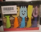 8590568467145 Unbranded Smiley Pc Cheese Knife Set Handles Blades