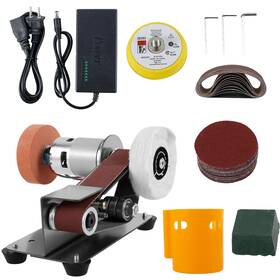 Abizarch 245729017340 Mini Belt Sander 15 Electric Spindle Knife Sharpener Bench Grinde... Fast