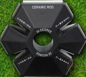 1063b Abkt Wedge Multi Sharpener Black Carbide And Ceramic Rods 20 30 Degree Angle