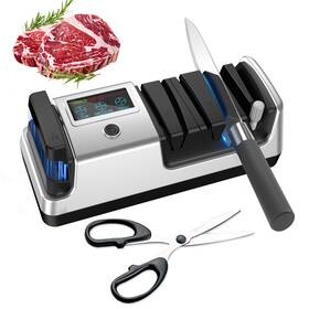 Eks1000 Abledn Upgrade 5 In 1 Electric Knife Sharpener Professional 3-stage With Lcd Screen