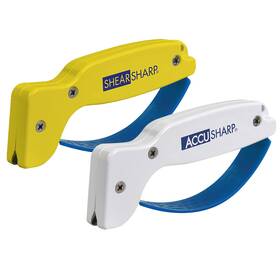 As12-brk Accusharp Hand-held Carbide Blade Sharpener And Shearsharp Scissor Restores An