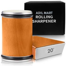 Adil-02 Adil Mart Rolling Knife Sharpener - Fast And Easy Blade Sharpening For Home Profess