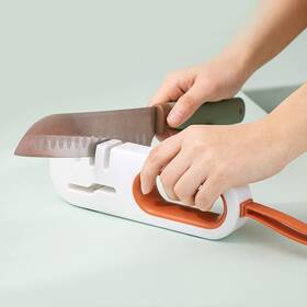 Yx48us Aflict Upgraded Knife Sharpeners - 3 In 1 Kitchen Knives Sharpening Tool Polish Bla