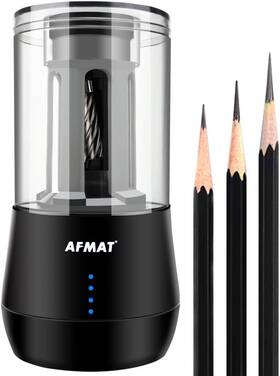 Ps-b06 Afmat Rechargeable Long 1 Count Pack Of Electric Art Pencil Sharpener