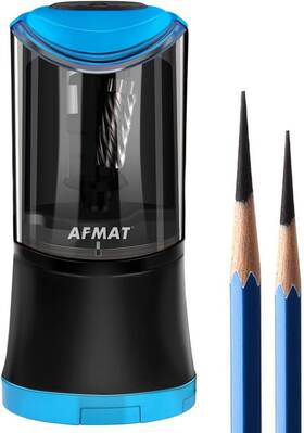 Ps09 Afmat Artist Pencil Sharpener Charcoal Medium Blue