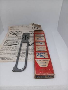 1749442 Ajax Scientific Combination Knife And Scissors Sharpener Glass Cutter