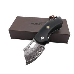 Hgdk024 Albatross Premium Folding Pocket Knife - Edc Mini Vg10 Damascus Steel With 2 Inch