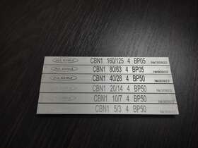 150-12-7-3 Aldim 150x12x7x3 The Set /aldim 6/cbn Sharpening Stones Metal-organic Bond Poltava