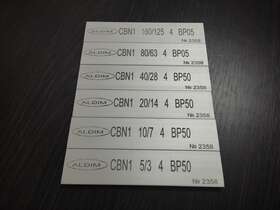 150-35-7-3 Aldim 150x35x7x3 The Set /aldim 6/ Cbn Sharpening Stones Metal-organic Bond Poltava
