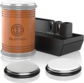 Ad-w01 Aldipro Rolling Knife Sharpener - Sharpening Kit With Diamond And Ceramic Discs
