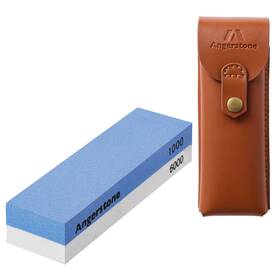 Angerstone 651358061399 Pocket Knife Sharpener Stone 1000/6000 Kitprofessional Whetstone K