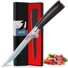 Aspcs-2024-nkf07 Anshee 6 Inch Boning Knife Sharp Fillet And Trimming For Meat Fi