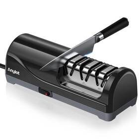 Sj2202m Anylot Electric Knife Sharpener For Kitchen 3-stage Elect... Fast Ship
