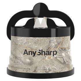 Anysharp 619098087529 Knife Sharpener Hands-free Safety Powergrip Suction Safely Sharpens All Ki