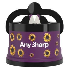 Aac117 Anysharp Hands Free Knife Sharpener - Easy To Use Sharpening Tool With Powergrip Suction