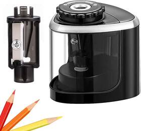 Aogwat 722367313004 Pencil Sharpener Electric Sharpeners Portable Black