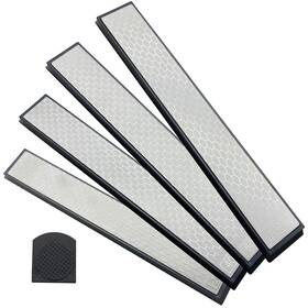 Aomurvexz 743267701364 Professional 4 Grit Diamond Whetstone Set 240/400/600/1000 With Non-slip Ba