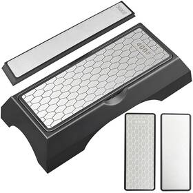 Aomurvexz 743267701371 Diamond Sharpening Stone Set Knife Sharpener Double-sided Coarse 400