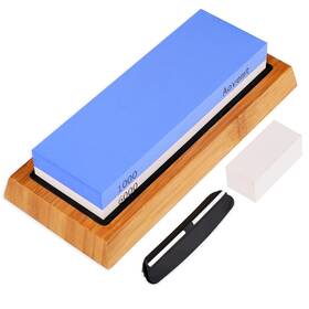Ss-1000 Aovemt Ss-1000/6000 Knife Sharpening Stone Premium Kit 2 Side Grit 1000/6000 W