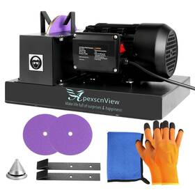 500w Apexscnview 768924463607 Lawn Mower Blade Sharpener 2/3hp Grinder With 7 In Cer