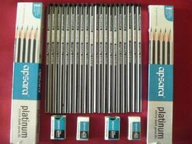 Apsara 8901324007848 1 X 20 Extra Dark School Wooden Pencil Hb Black 24 Piece Set