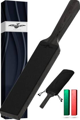 Arhey 729043817054 Leather Strop For Knife Sharpening Made From Premium Italian 14 Inch Kni