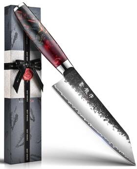 At8212 Atumuryou Jpck Japanese Chef Knife With Vg10 Steel 7 Inch Hand Forged Kiritsuke Shar