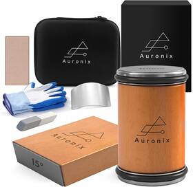 Auronix 199874218120 Rolling Knife Sharpener Kit With 1000 And 3000 Grit Diamond Discs 15 /20 Angle