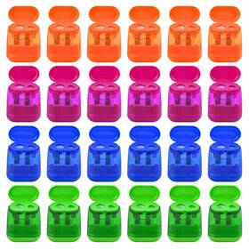 24-geometry Austark 24pcs Pencil 2 X 1.57 1 Inches Rose Red Green Orange Blue