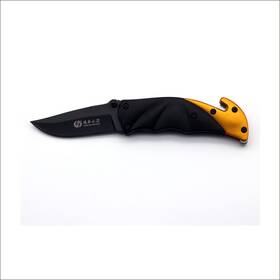 B.bon Tools 768432567699 Folding Pocket Survival Knife 1076 Can Slice Seat Belt With Window Punch And