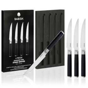 135444.04r Babish High-carbon 1.4116 German Steel Cutlery 4pk Forged Kitchen Steak Knife