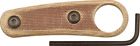 Bcb155hn Blackjack Natural Micarta Handles For Neck Knife Model