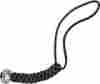 Bead2ly Spyderco Knives Round Pewter Bead W Black Paracord Lanyard 716104500307